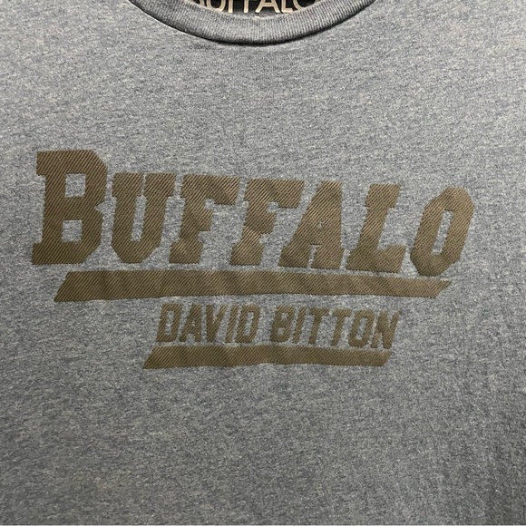 Buffalo David Bitton Heather Blue Crew Neck Tee Men’s XL - Picture 4 of 9
